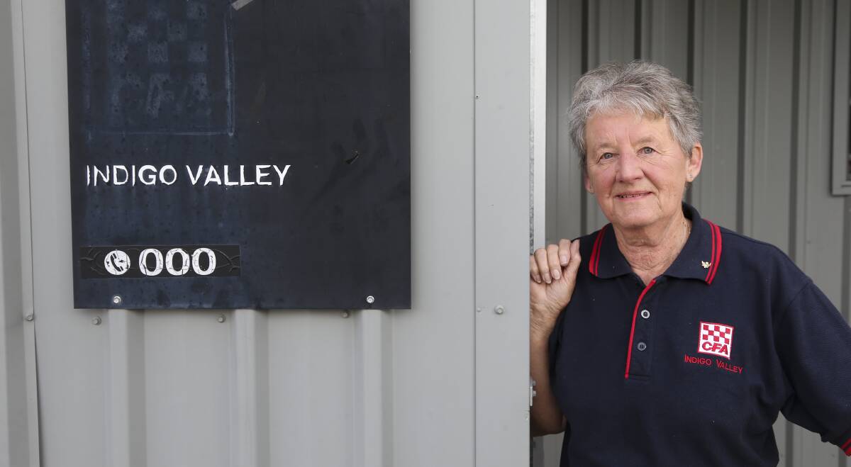 VITAL POST: Jan Baynes ran the communications for the Chiltern and District Fire Brigade with her late husband Eddie. Picture: ELENOR TEDENBORG