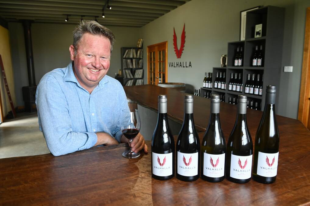 NEW CHAPTER: Valhalla Wines founder and winemaker Anton Therkildsen will move production from Wahgunyah to Beechworth in a change of business model this month owing to the global pandemic. Pictures: MARK JESSER