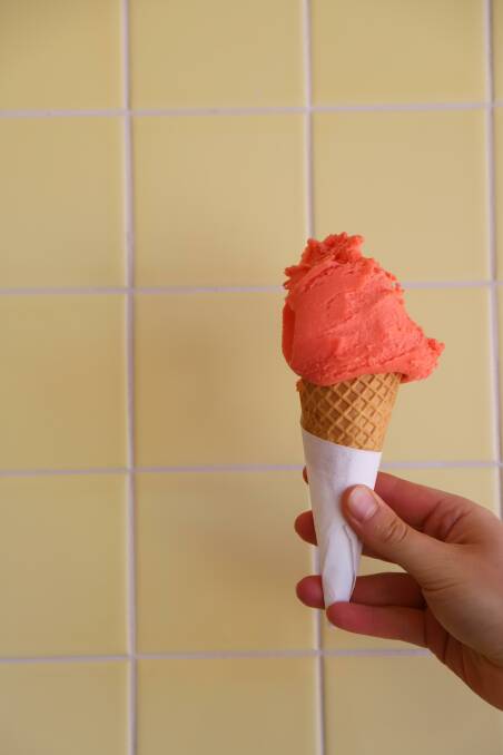 Monumental Ice Creamery blood orange sorbet is second to none. Picture supplied