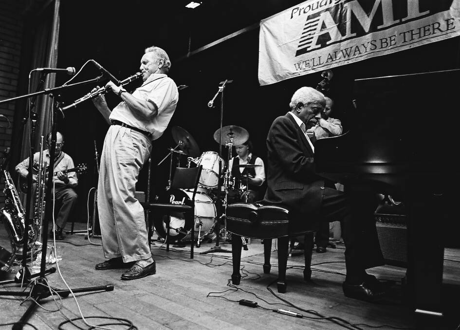 Don Burrows and Barry Harris perform in 1991.