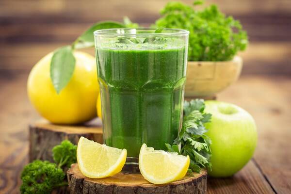 CLEAN GREEN: Doc Yarrum Cafe's green juice is a popular choice.