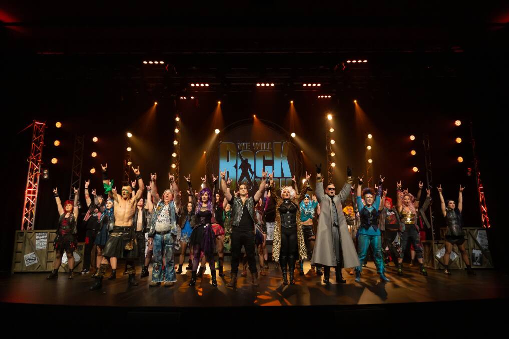 ON SONG: Acclaimed musical We Will Rock You sold out seven shows at Albury Entertainment Centre to 50 per cent capacity allowed under NSW restrictions before Victoria banned residents crossing the border. Picture: JUSTIN MOON
