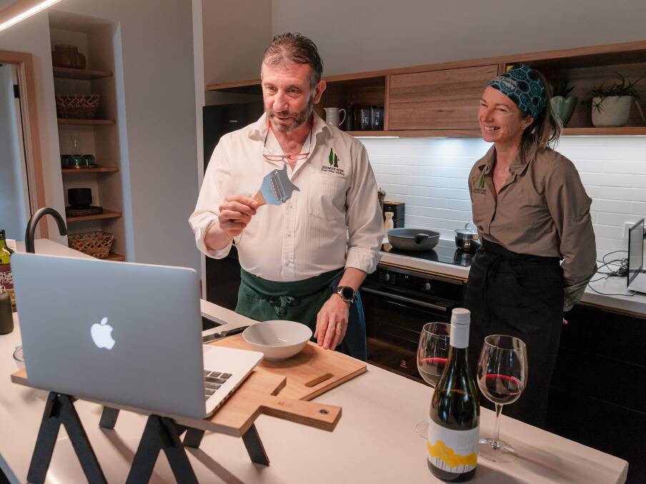 FOOD MILES: The couple behind Hedonistic Hiking, Mick and Jackie Parsons will make the most of the High Country truffle season with interactive cooking lessons, Risotto Done Right, in the High Country At Home series. 