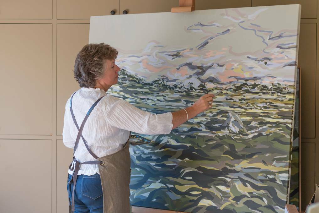 ART CLASS: Artists aged 11 to 19 will work with experienced tutor Alison Percy to develop their skills and confidence as a painter during a day-long workshop at MAMA Studio in Albury on January 21. Picture: KERRY RIED