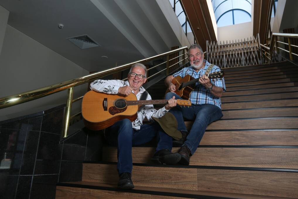 ON SONG: Rodney Vincent and Grant Luhrs will bring their Australia Day Morning Show to The Commercial Club this year. Picture: TARA TREWHELLA