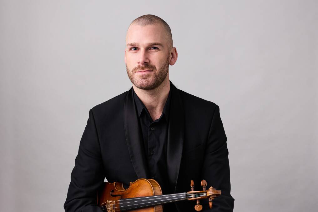 Guest violinist Cameron Hill has performed as a concerto soloist with many
Australian orchestras and will perform as a guest violinist at Bonegilla Migrant Experience on Saturday, October 28. Picture by Claudio Raschella