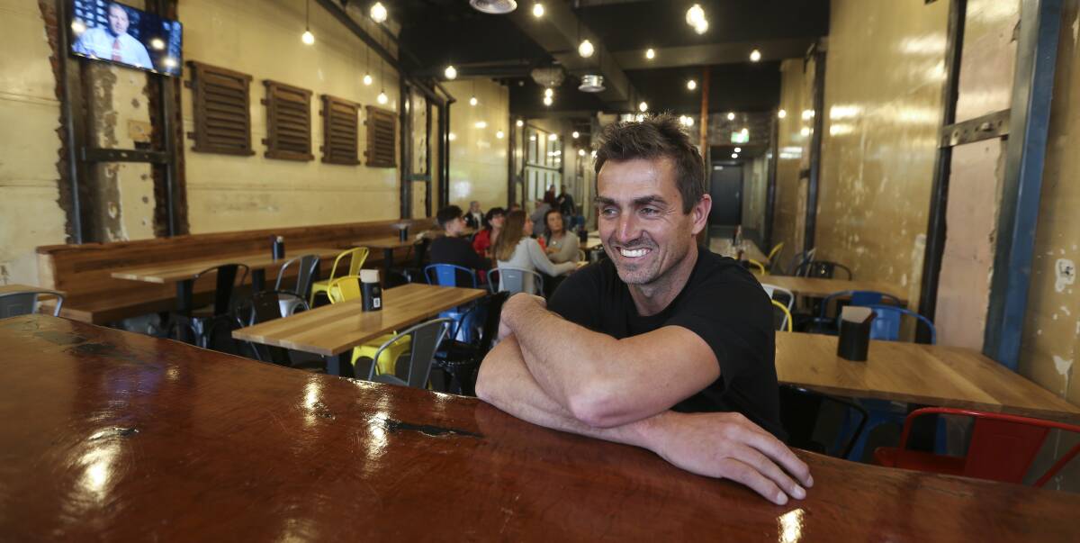 FAMILY FRIENDLY: Former Kinross Woolshed Hotel owner Nic Conway says his new eatery Urban Graze will complement other Albury dining options, appealing particularly to the family market. Picture: ELENOR TEDENBORG
