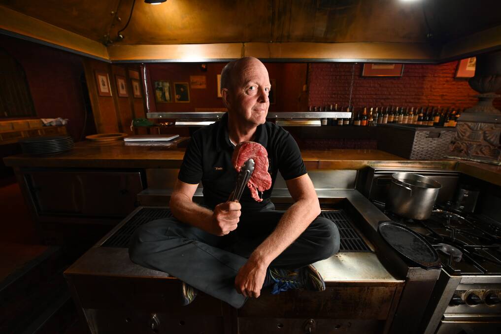 FOOD ICON: Tom Weatherall says the Steak Pit has been a phenomenal institution in the food history of Albury-Wodonga. Picture: MARK JESSER