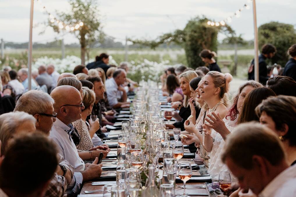 VINE TIME: All Saints Estate hosted Dinner In The Vines for 160-plus people to round out Tastes of Rutherglen 2021.