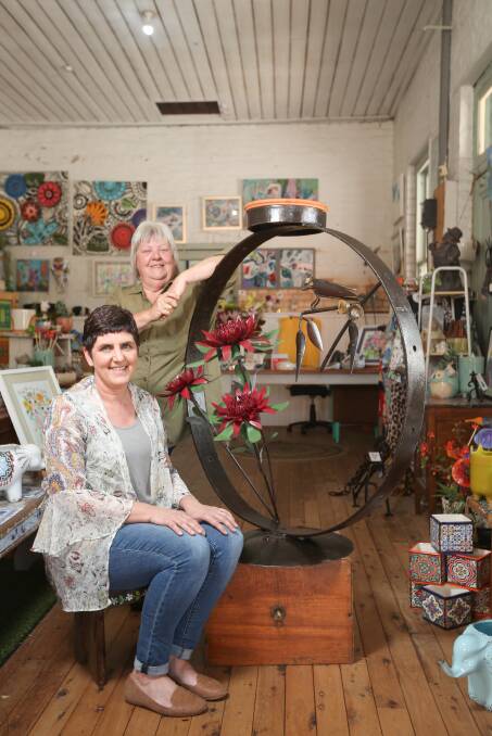 North East srtists Carmel Thomas and Helen Hay will exhibit their sculptures at Lisa Bishop Studio and Art Store at Chiltern on Sunday, 9am-4pm.