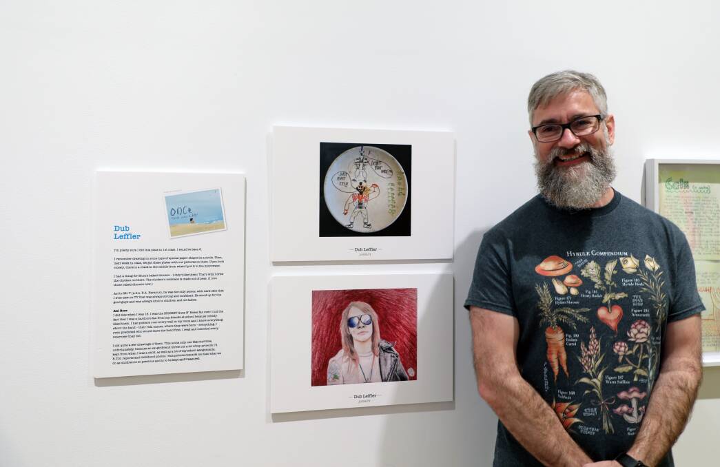 Indigenous author and illustrator Dub Leffler's early work is featured in the Juvenilia exhibition at Hyphen - Wodonga Library Gallery in the Playspace Gallery. Picture supplied 