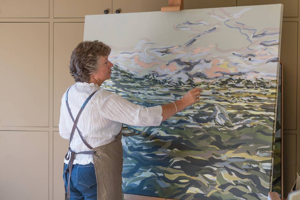 NATURAL MOVE: Border artist Alison Percy brings Captured Landscapes to Wodonga after a successful exhibition at fortyfivedownstairs in Melbourne. Picture: KERRY RIED
