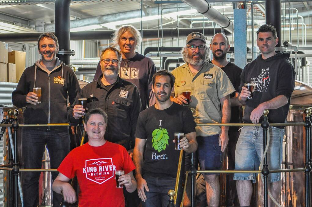 HERE'S CHEERS: High Country Brewery Trail members will make a Prosecco-style India pale ale at their sixth annual collaborative brew day at King River Brewing.