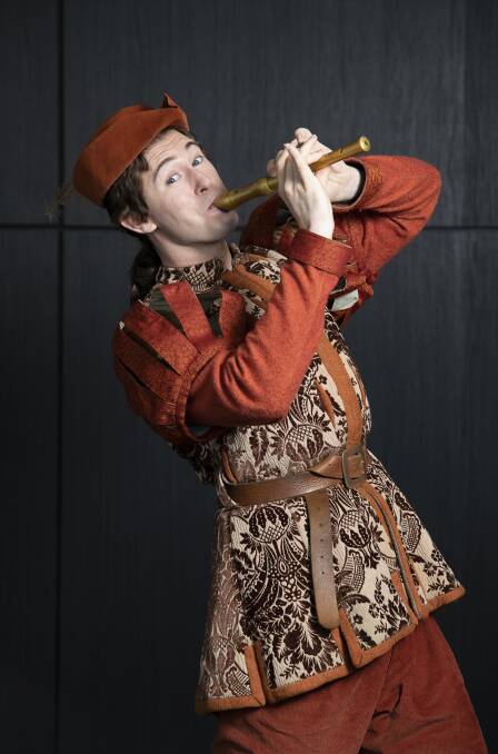 FOLLOW ME: Former Catholic College Wodonga student Benjamin Colley is relishing his role as the Pied Piper in Shrek The Musical, now playing in Sydney and coming to Melbourne from February 16. Picture: BRIAN GEACH