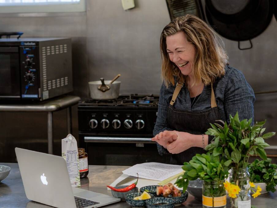 Beechworth-based chef Sally Lynch is among those offering interactive classes as part of High Country at Home.