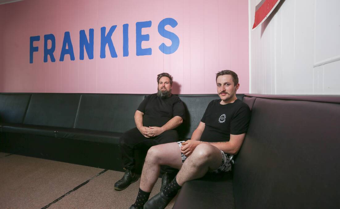 DREAM TEAM: West Albury chef Matt Richter and Lavington chef Cody Motton are teaming up on the popular West Albury milk bar Frankies, which makes the most of their different skill sets. Picture: TARA TREWHELLA