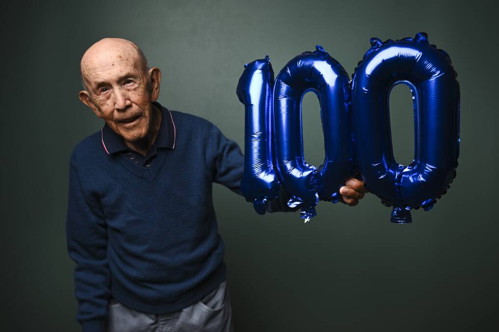 Now a resident of Lutheran Aged Care - Yallaroo in Albury, Reg Morley will celebrate his 100th birthday with family and friends on Thursday, March 28, ahead of his centenary on Saturday, March 30. Picture by Mark Jesser