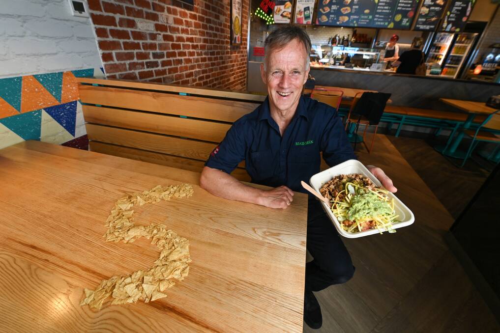 Mad Mex Albury franchisee Jim Ainsworth has overcome unprecedented challenges in the outlet's first five years. Picture by Mark Jesser