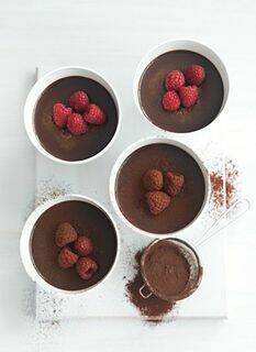 SWEET ENDING: Chocolate pots finish the dinner party off on the right note.