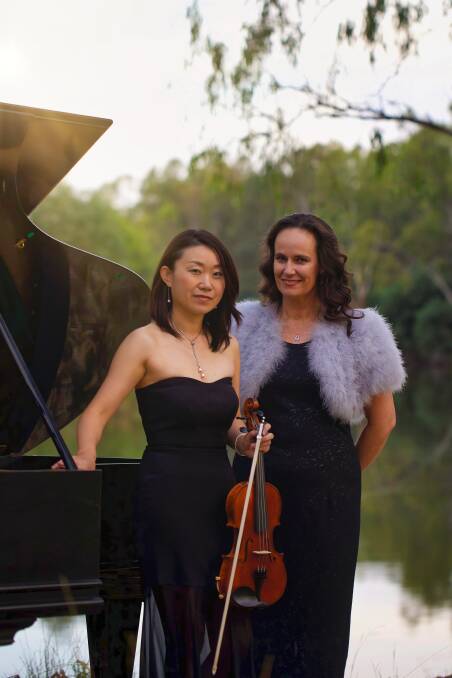 ON SONG: Border violinist Kaori Sparks and pianist Helena Kernaghan want to make high quality classical music accessible to regional audiences.