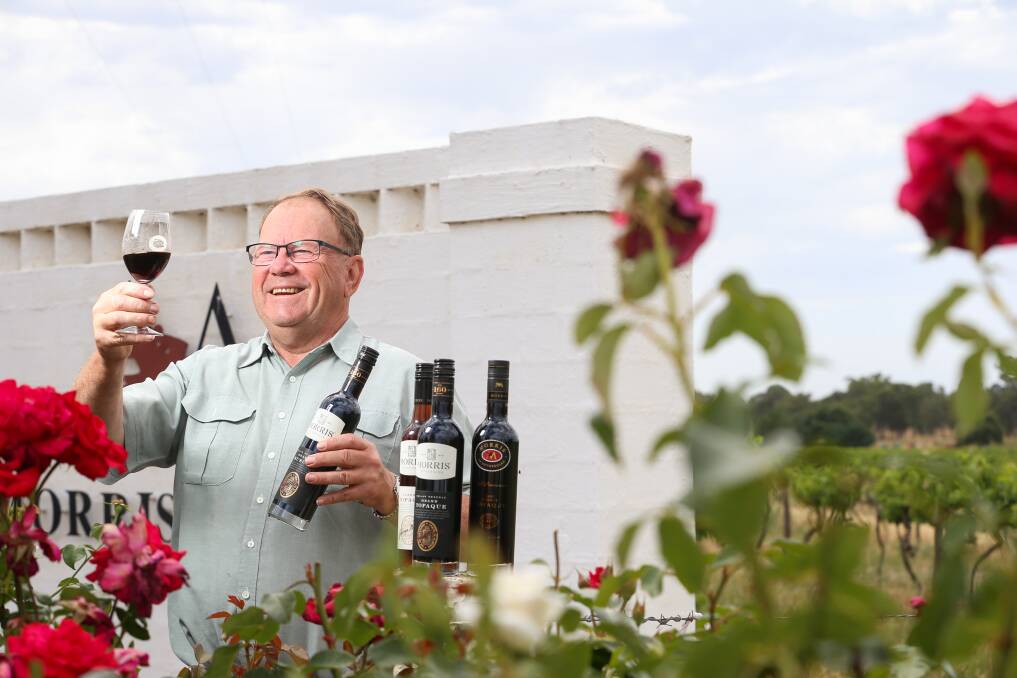 SWEET SUCCESS: Morris of Rutherglen winemaker David Morris scored Outstanding Wine Producer of the Year and Fortified Wine Producer of the Year at the 2020 International Wine and Spirit Competition. Picture: JAMES WILTSHIRE