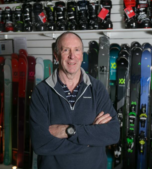 Paul's Ski Shop owner Paul Oberin will give a free demonstration on maintenance at Repair Cafe Albury-Wodonga. Picture: TARA TREWHELLA