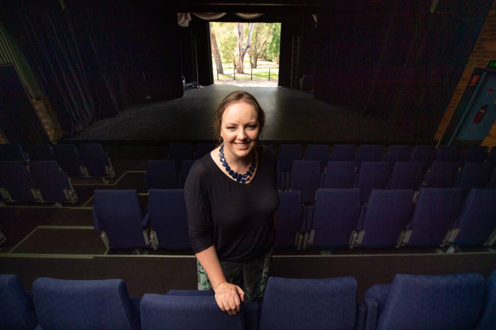 CENTRE STAGE: Karla Conway welcomes the return of live shows with HotHouse's Season 2021: Part One. Picture: MARK JESSER