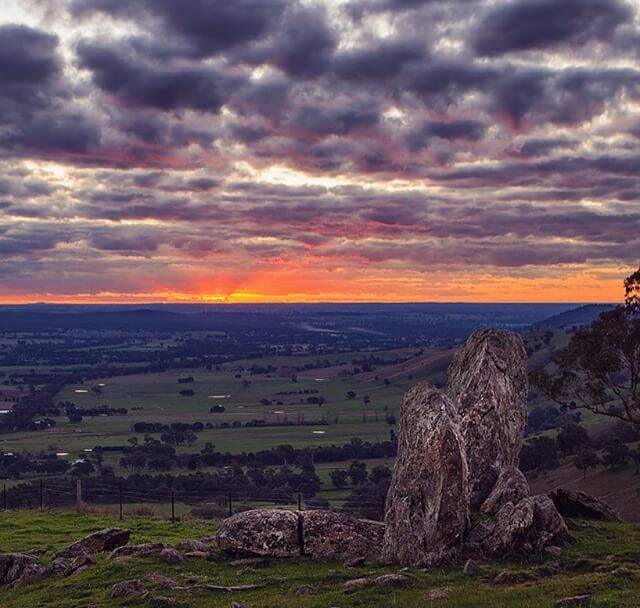 This stunning photo was taken by sallybru from Instagram, showcasing the amazing sunsets this area is capable of at this time of the year. Sensational. 