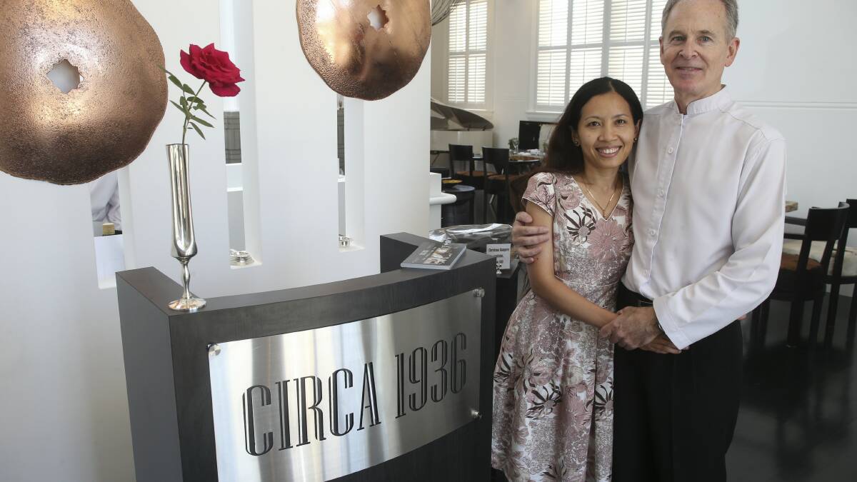 Kevin and Ririn Yaxley have bought the former Rural Bank building in Sanger Street at Corowa and turned it into a restaurant dayspa and luxury accommodation Called Circa 1936. Pictures: ELENOR TENDENBORG