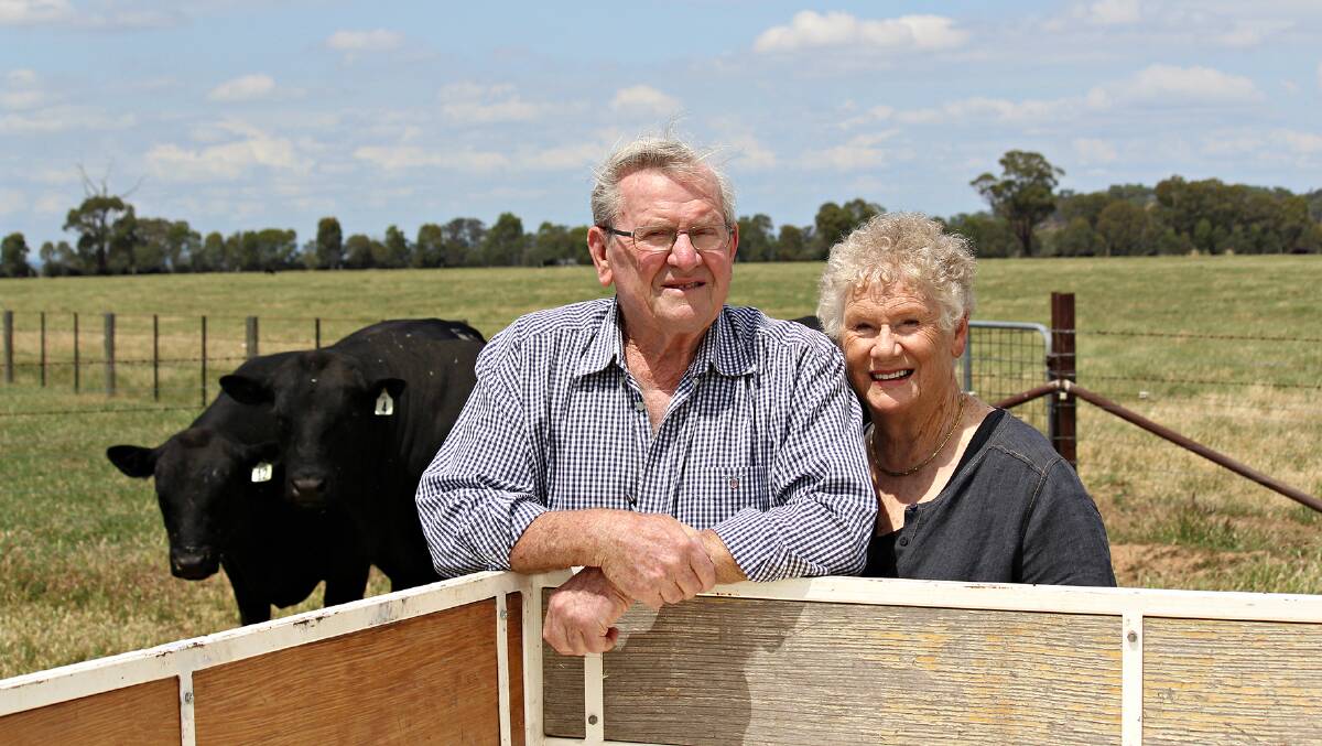 John and Joan Woodruff, from Witherswood Angus in Taminick, have made the tough decision to hang up their farming hats and will oversee the complete dispersal of their renowned property in the coming months.