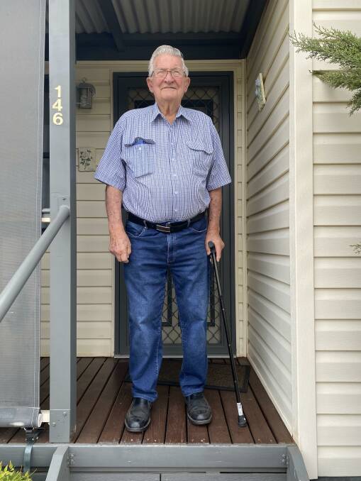 Arthur Webb has been receiving benefits from the Home Care Package through Community Interlink for about 18 months. Picture supplied.