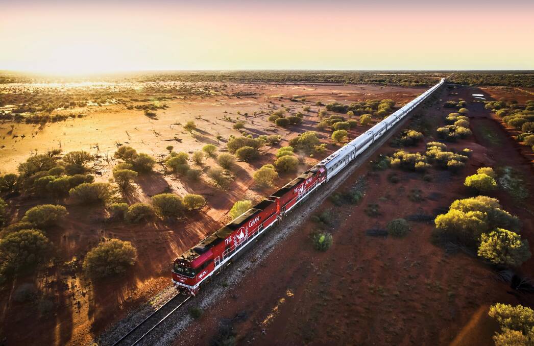 The Ghan ... 90 days of birthday surprises.