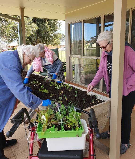Gardening creates happy Karinya aged care residents