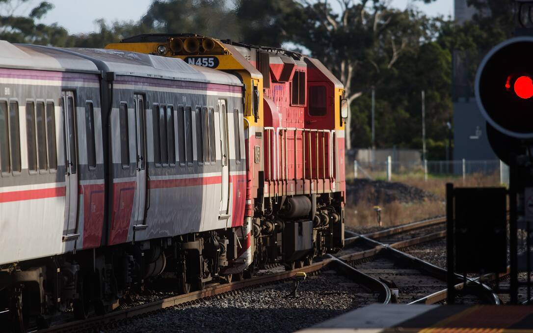 Train driver applies emergency brakes after track mishap