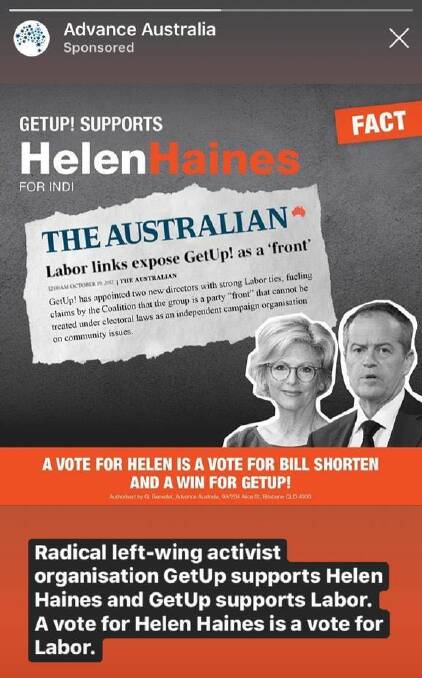 Negative Liberal ads hit a nerve with Haines as poll day nears