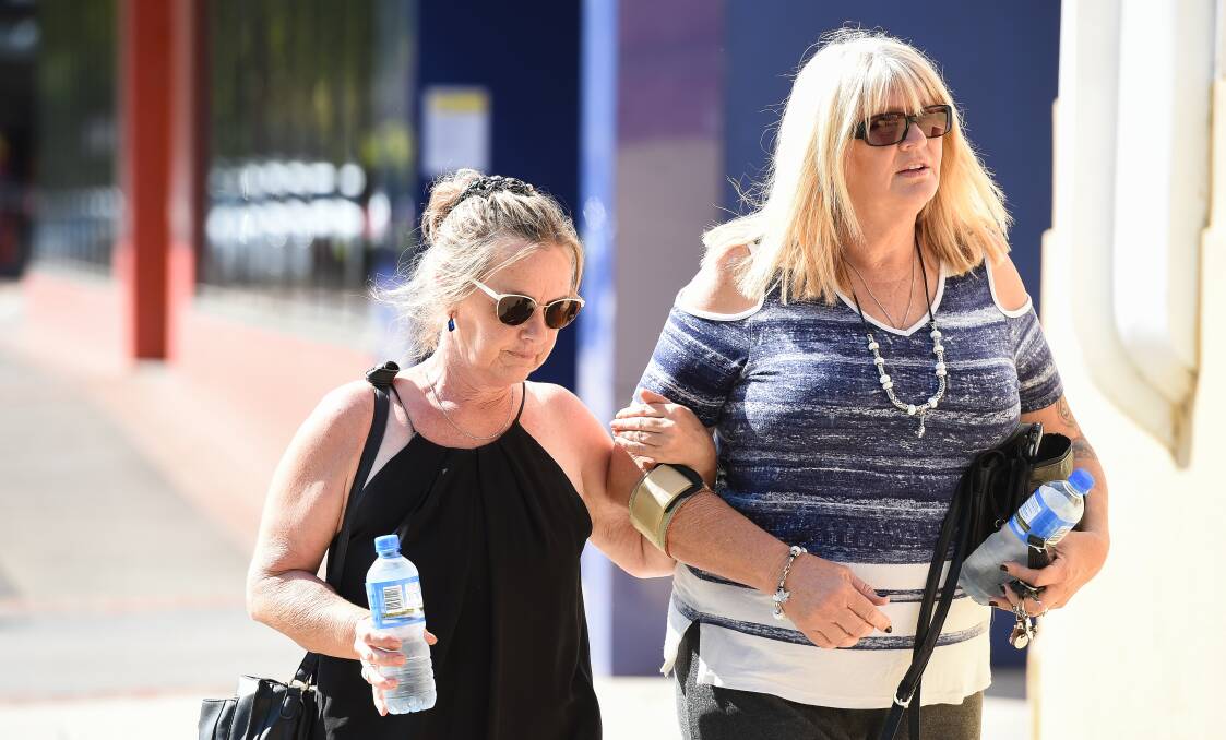 ONGOING SADNESS: Vicki McLennan (right) told the court on Tuesday about her "lovely" daughter Jessica McLennan and the strong bond they shared.