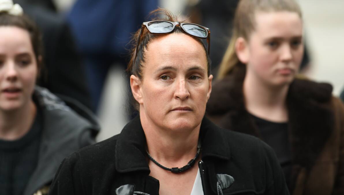 ALLEGED VICTIM: Corinna Horvath, pictured at Melbourne County Court.