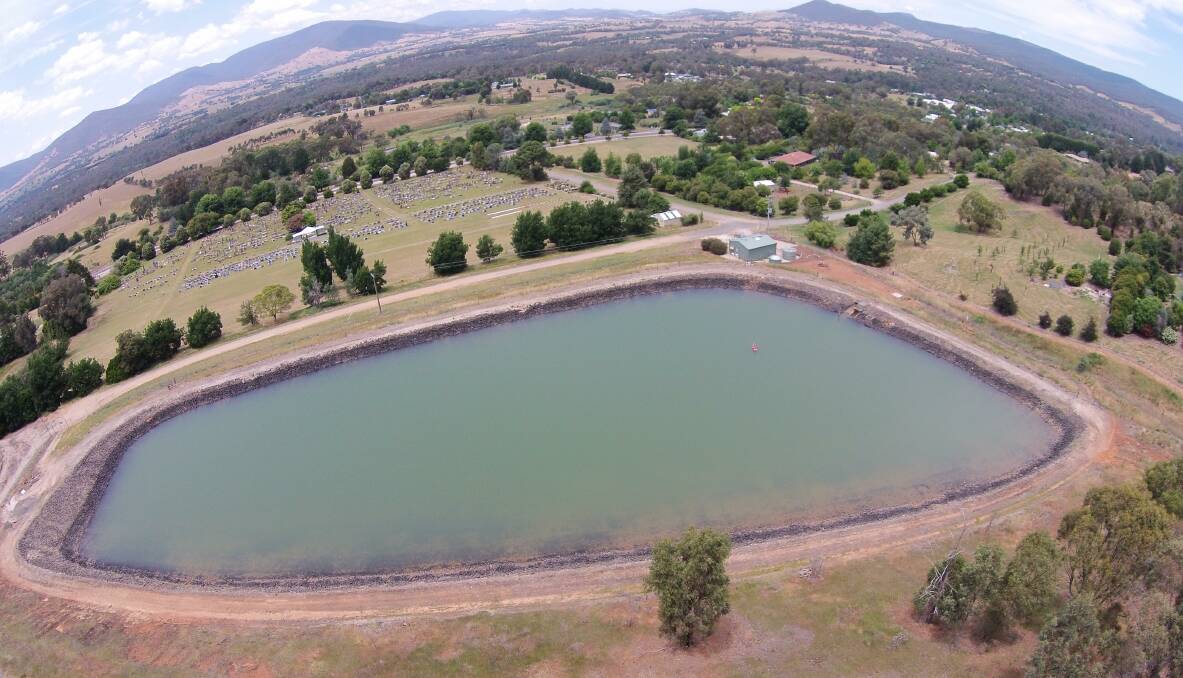 LOWERING EMISSIONS: North East Water managing director Craig Heiner said the provision of water and sanitary services at Yackandandah were very "energy-intensive".