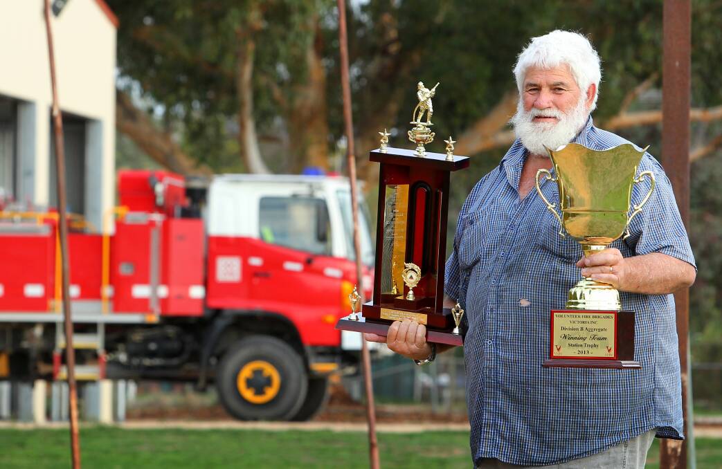 ALWAYS COMMITTED: Kevin Atteridge has won rural championship awards over the years in his role as Springhurst CFA coach, but also helped many junior firefighters.
