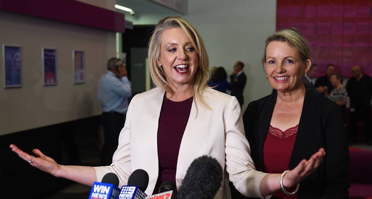 Victorian Senator Bridget McKenzie and Farrer MP Sussan Ley