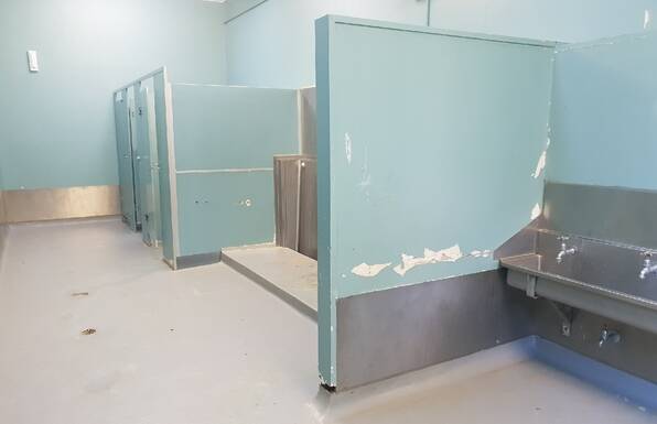 Melrose Primary School toilets.