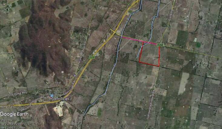 RENEWABLE PLANS: The location of the proposed Laceby solar farm, near Glenrowan.