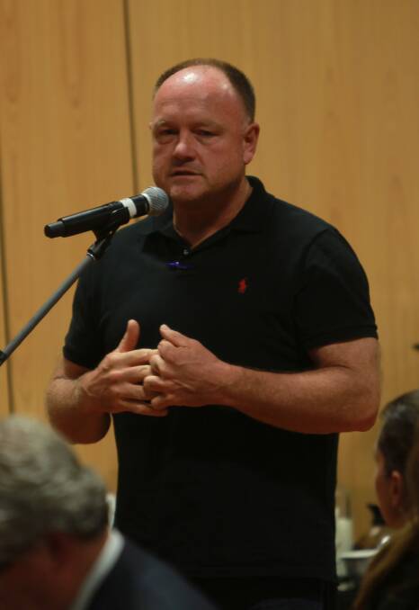 CONCERNED: VFF Wangaratta branch president Greg Mirabella was one of many speakers to raise concerns at a local government forum. Picture: SHANA MORGAN