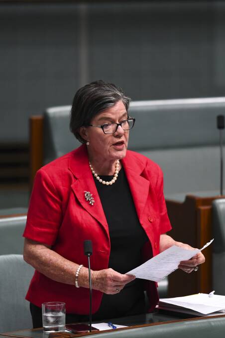 NOT HAPPY: Cathy McGowan pressed Prime Minister Scott Morrison in question time this week for answers on the future of regional development. Picture: AAP