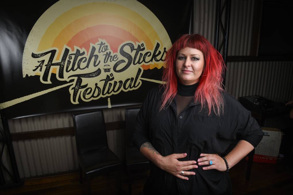 BIG IDEAS: Rock star Dallas Frasca was inspired to create a bus festival of her own after a similar industry event was held elsewhere in Victoria last year. Picture: MARK JESSER