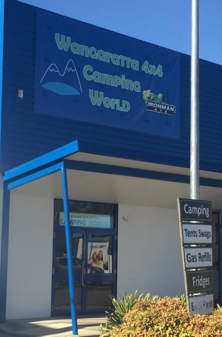BREAK IN: Police are investigating the theft of bows from Wangaratta Camping World.