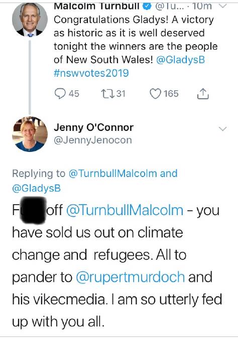 Jenny O'Connor sorry for dropping inappropriate f-bomb