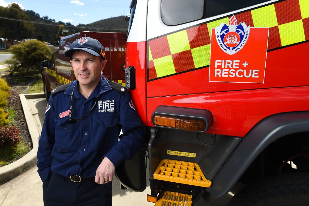 BUSINESS AS USUAL: Inspector Frank Finlay has been in the duty commander role for three weeks and will be based out of Albury. Picture: MARK JESSER