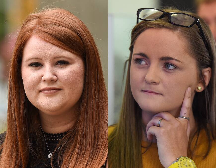 YOUTHS ON BOARD: Wangaratta councillor Ashlee Fitzpatrick and former Benambra independent candidate Jacqui Hawkins have put their support behind Helen Haines.