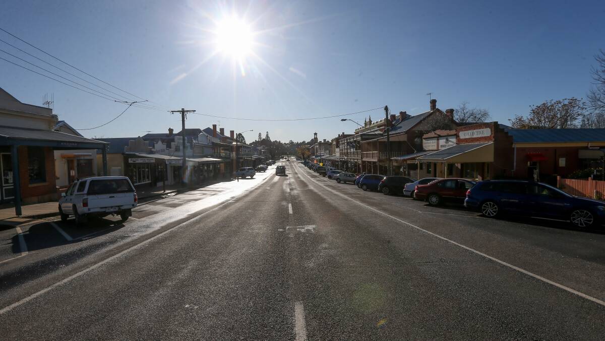 OPEN FOR BUSINESSES: Tourists will return to Beechworth this weekend. Picture: TARA TREWHELLA